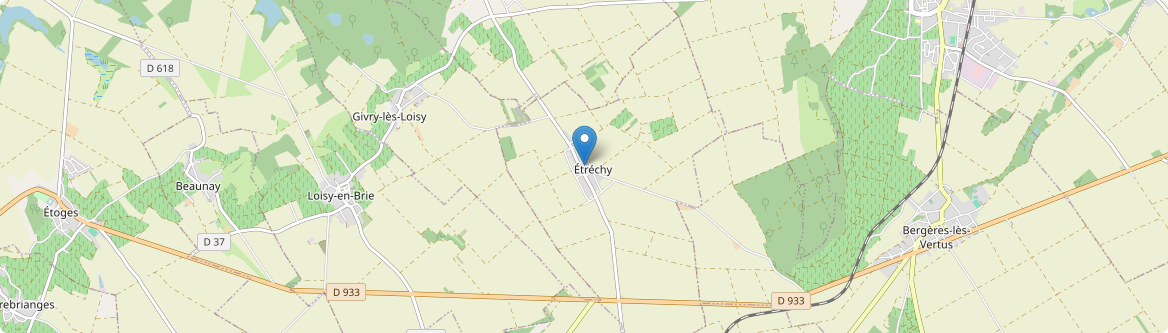 Étréchy - Carte