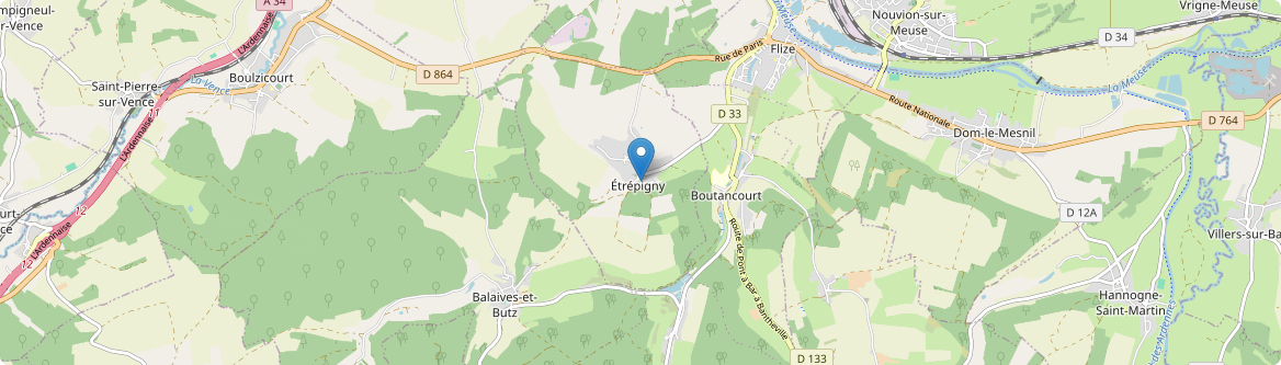 Étrépigny - Carte