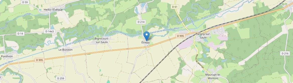 Étrepy - Carte