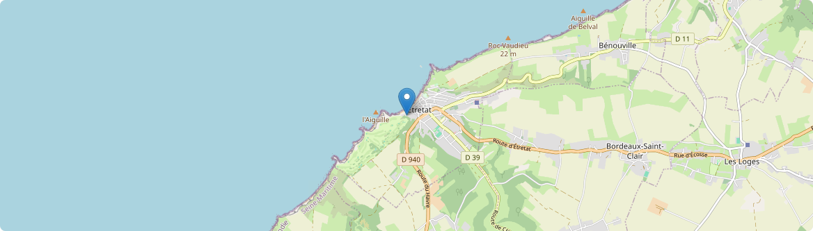 Étretat - Carte