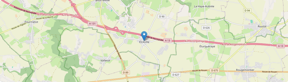 Étréville - Carte