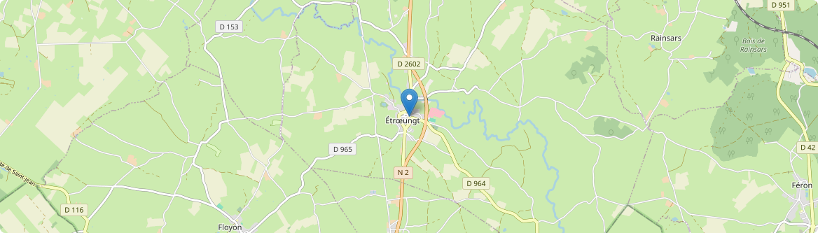 Étrœungt - Carte