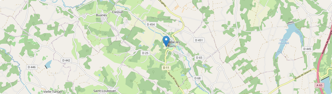Eugénie-les-Bains - Carte