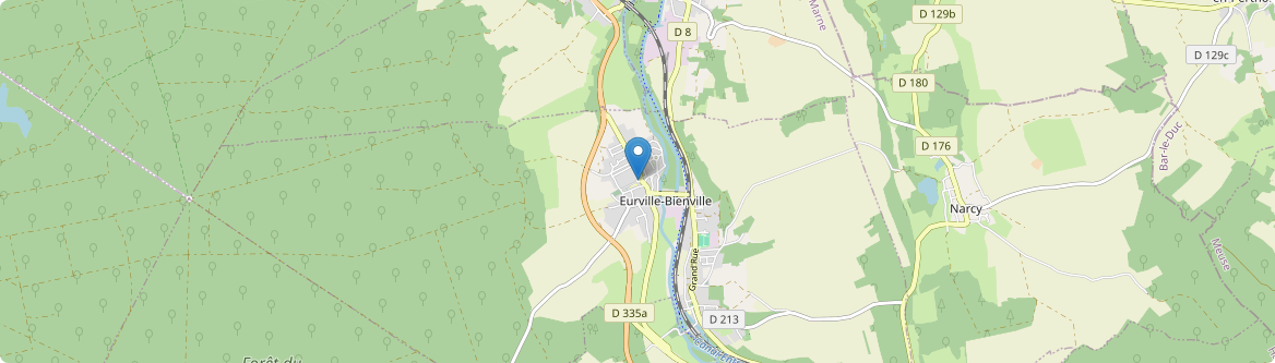 Eurville-Bienville - Carte