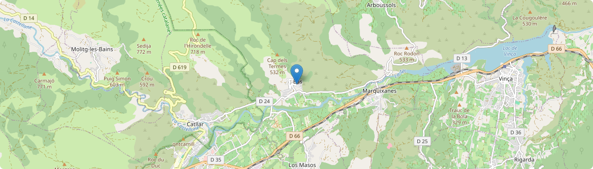 Eus - Carte