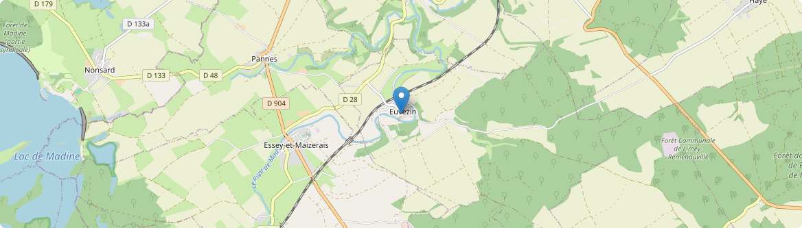 Euvezin - Carte
