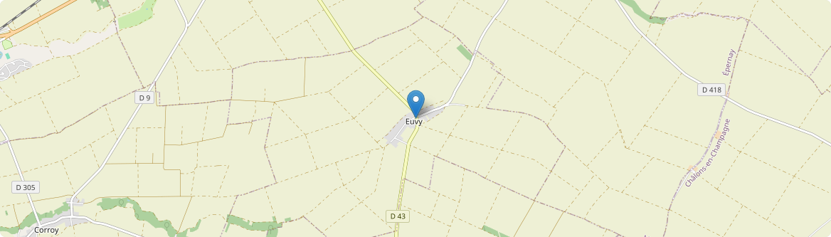 Euvy - Carte