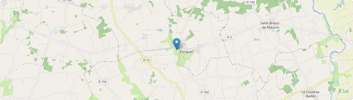 Évriguet - Carte