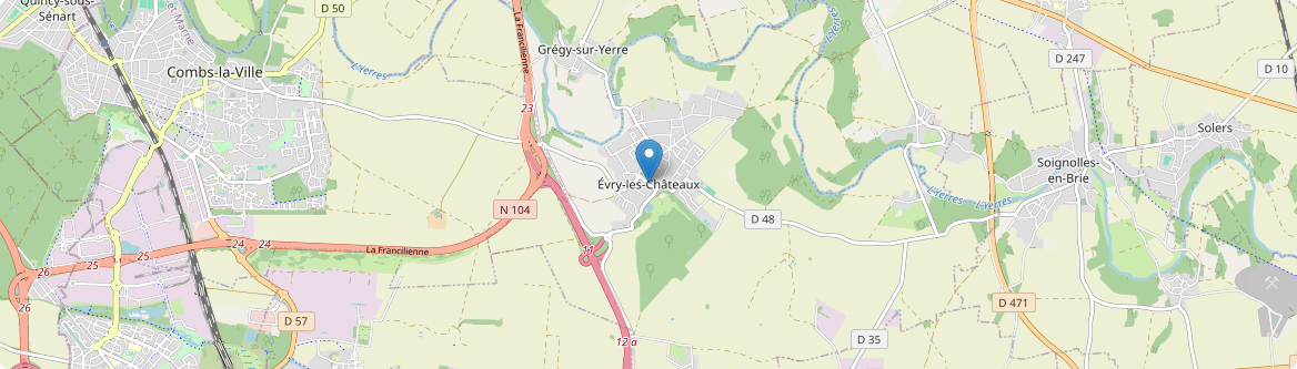 Évry-Grégy-sur-Yerre - Carte