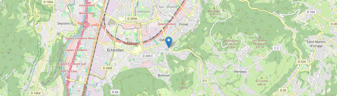 Eybens - Carte
