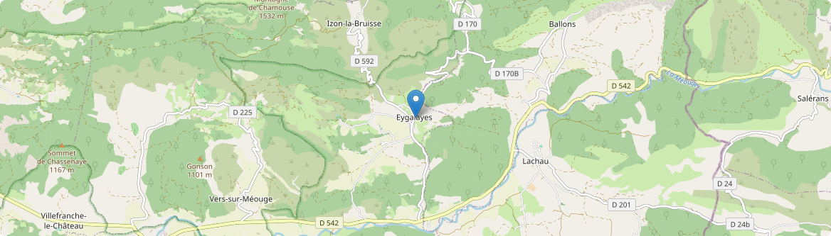 Eygalayes - Carte