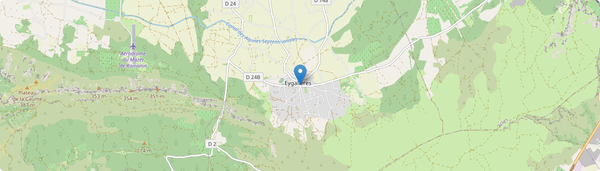Eygalières - Carte