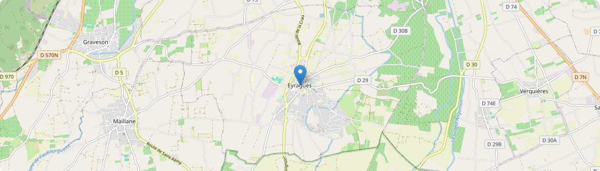 Eyragues - Carte