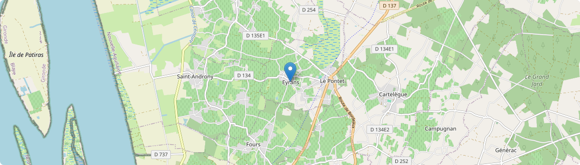 Eyrans - Carte