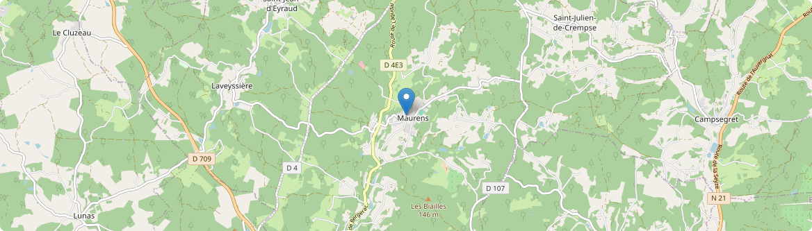 Eyraud-Crempse-Maurens - Carte