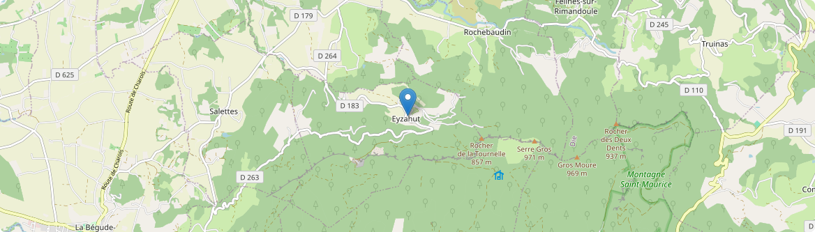 Eyzahut - Carte