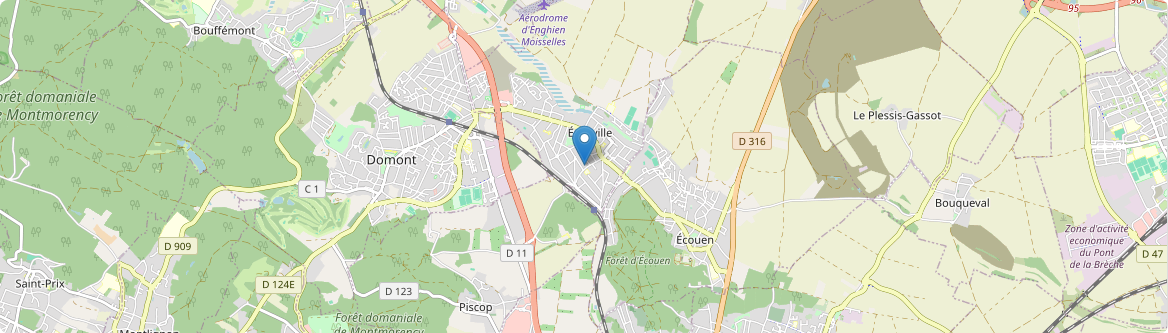 Ézanville - Carte