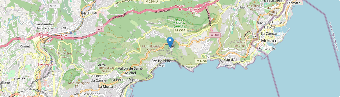 Èze - Carte
