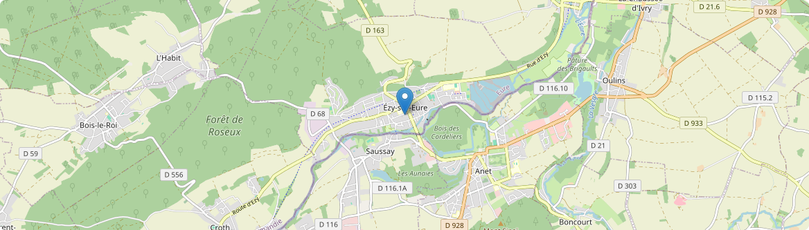 Ézy-sur-Eure - Carte