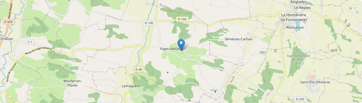 Faget-Abbatial - Carte