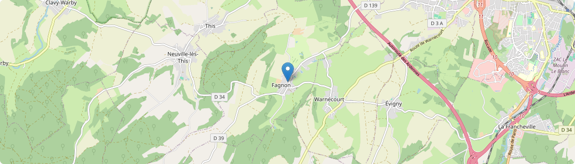 Fagnon - Carte