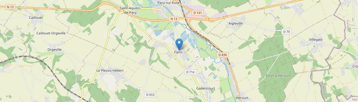 Fains - Carte