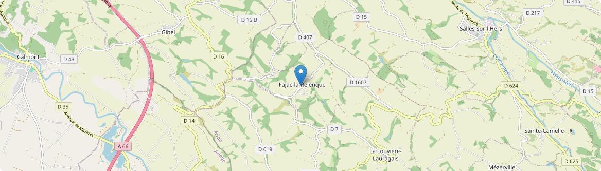Fajac-la-Relenque - Carte
