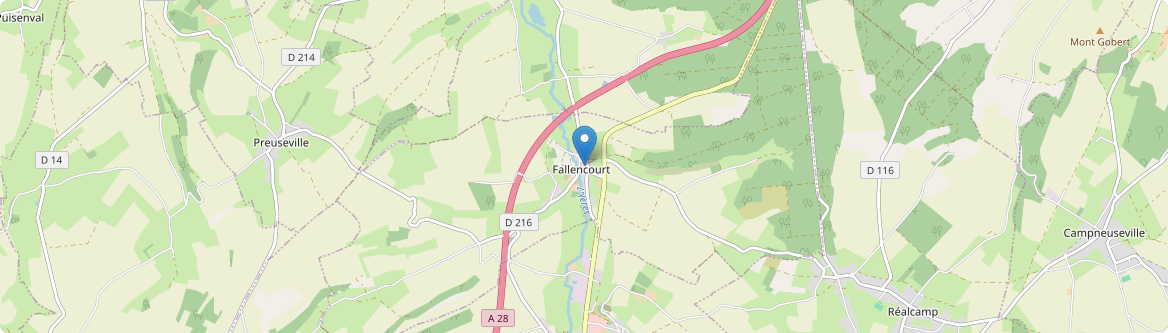 Fallencourt - Carte