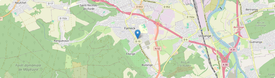 Fameck - Carte