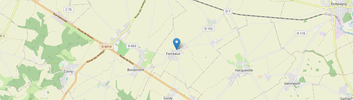 Farceaux - Carte