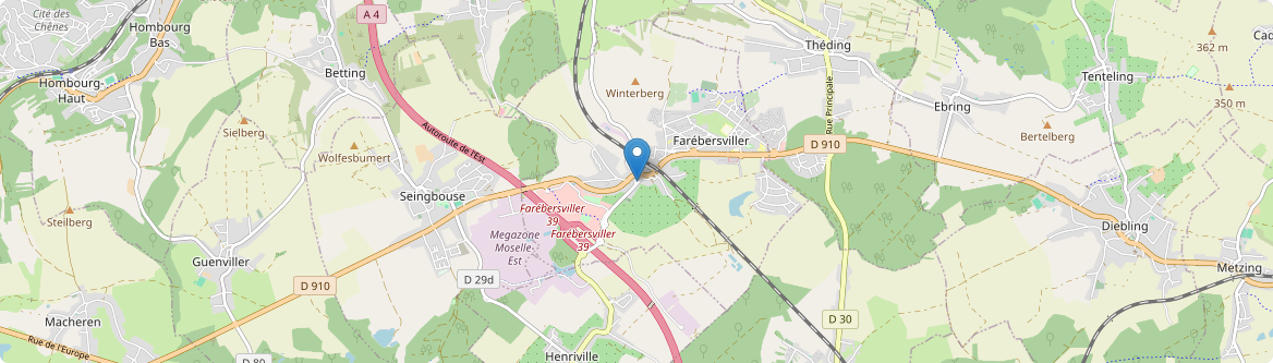 Farébersviller - Carte