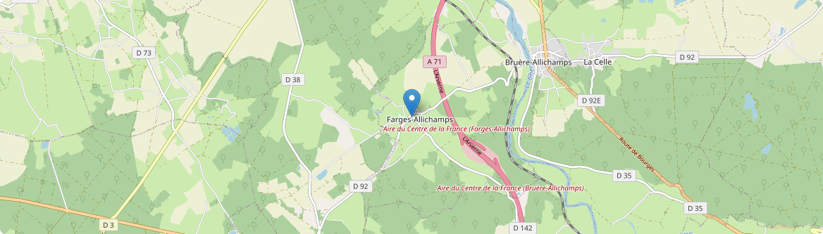 Farges-Allichamps - Carte