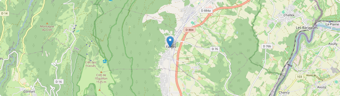 Farges - Carte