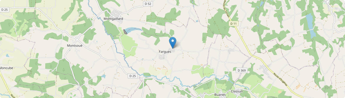 Fargues - Carte