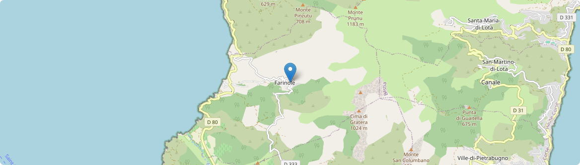 Farinole - Carte