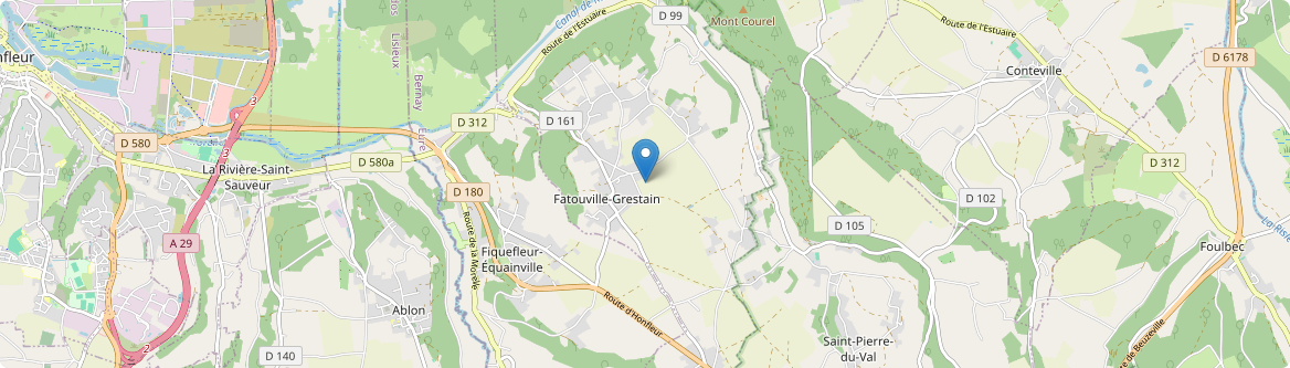 Fatouville-Grestain - Carte