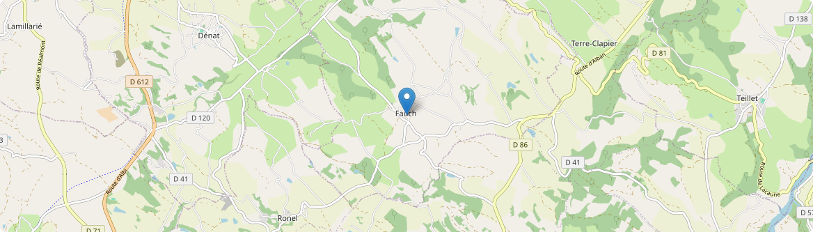 Fauch - Carte