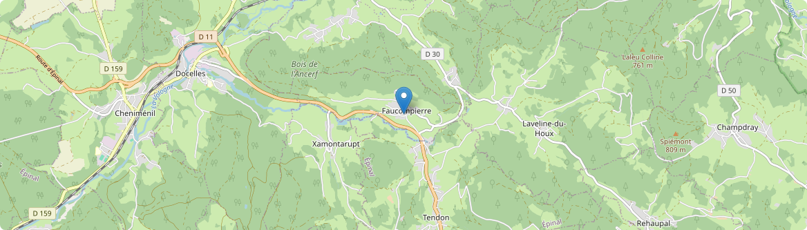 Faucompierre - Carte