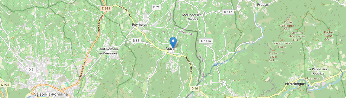Faucon - Carte