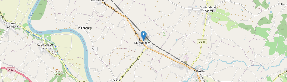 Fauguerolles - Carte
