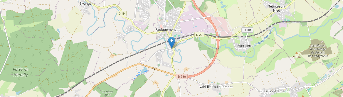 Faulquemont - Carte