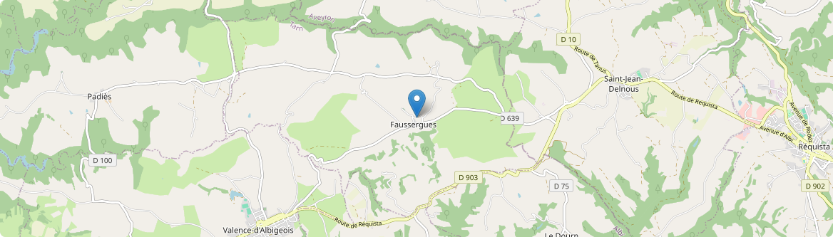 Faussergues - Carte