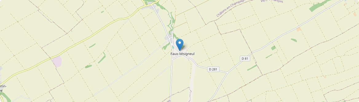 Faux-Vésigneul - Carte