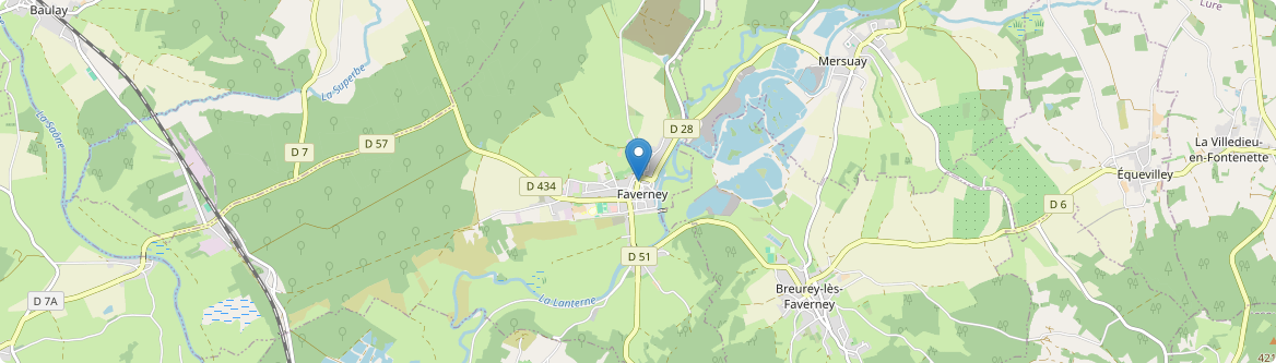 Faverney - Carte