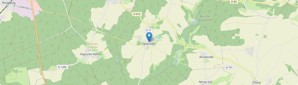 Faverolles - Carte