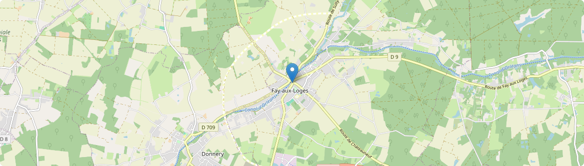 Fay-aux-Loges - Carte