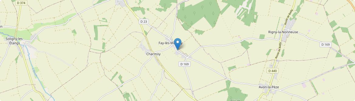 Fay-lès-Marcilly - Carte