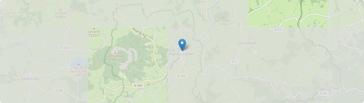 Fay-sur-Lignon - Carte