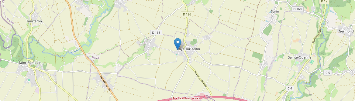 Faye-sur-Ardin - Carte