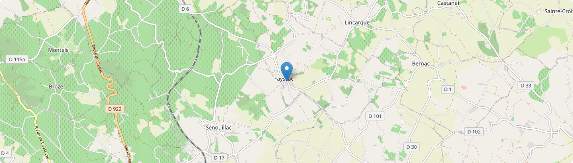 Fayssac - Carte